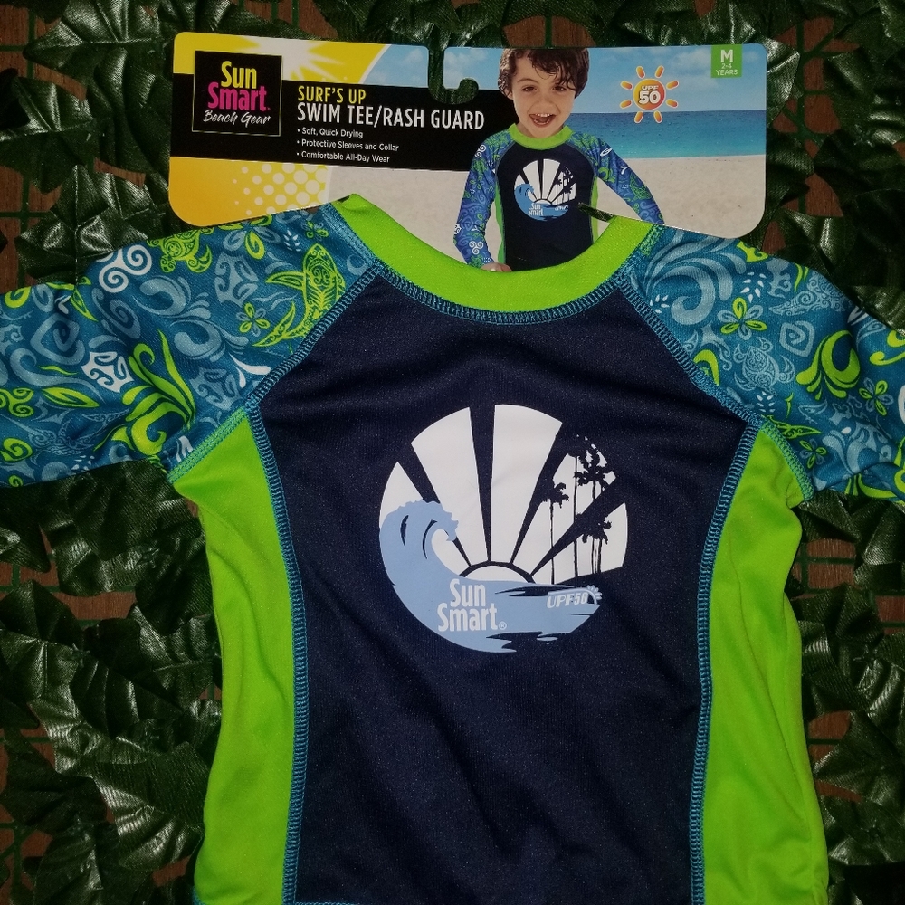 SunSmart Long sleeve sun / rash guard boys shirt